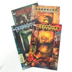 The Dreaming DC Vertigo Comic Lot Issues 1, 2, 3, 4 1996 Dave McKean Covers Nerd